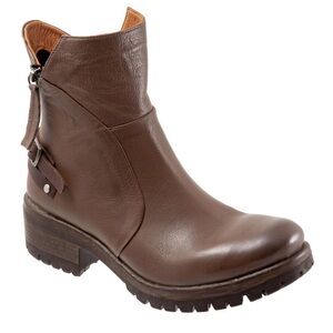 NEW BUENO FALLON TAUPE BROWN ANKLE BOOTS 40 9.5-10